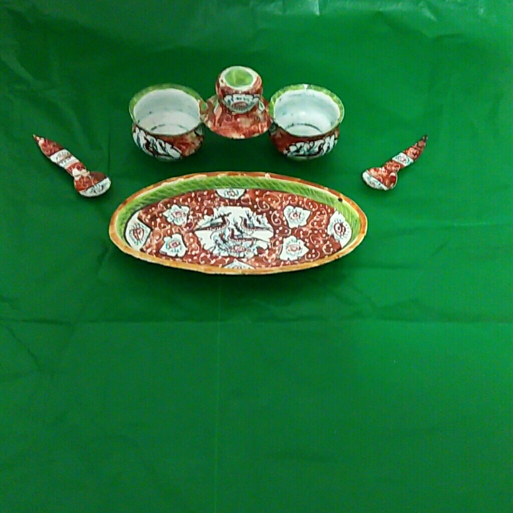 Hand Painted Antique Rare Salt & Paper Set Decor,Very Delicate Beautiful Gift🎁